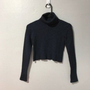 blk dnm sweater 85 turtleneck cropped sweater L